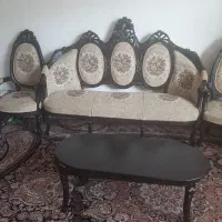 مبل سلطنتی ۹نفره  با میز نهارخوری ۸  با بوفه|مبلمان خانگی و میز عسلی|کرمانشاه, |دیوار