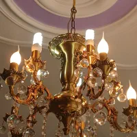 دو عدد لوستر برنز اصل درحد نو|لوستر و چراغ آویز|خوی, |دیوار