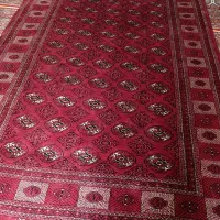 فرش قالی دست بافت ترکمنی|فرش|سیمین شهر, |دیوار