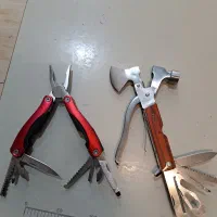 چکش تبر انبردست کوهنوردی کمپ مسافرتی 8کاره خارجی