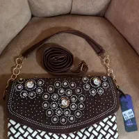 کیف وارداتی مخمل کارشده درجه یک