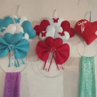 آویز حوله مدل قلبی