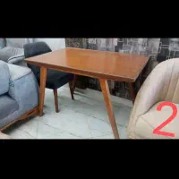 میز غذاخوری و جلو مبلی خام