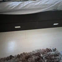 تخت دو نفره کشو دار چوبی + تشک خوش خواب|تخت و سرویس خواب|تهران, هروی|دیوار