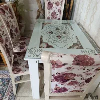 میز نهار خوری چهار نفره .|میز و صندلی غذاخوری|پاکدشت, پاکدشت (مامازند)|دیوار