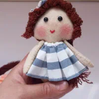 کاردستی مقوایی و نمدی عروسک سازی