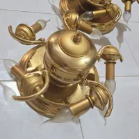 لوستر سقفی آب طلا