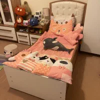 سرویس کامل چوب نوزاد به همراه گهواره کنار تخت مادر