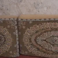 پشتی طرح قالی چشمی