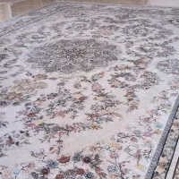 ۲ تخته فرش 9متر  ماشینی برجسته طرح خطیبی 1200شانه