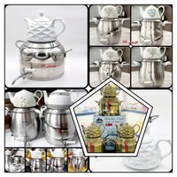 کتری و قوری تمام استیل کف چدن فروش ویژه