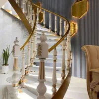 نرده حفاظ  بانکی استیل قرنیز سقف کاذب