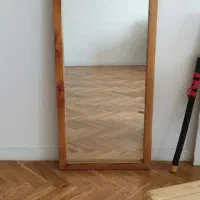 آینه قدی چوبی روستیک