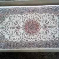 پشتی رویه مخمل گردوبی ست با فرش چهار تا|پشتی|بروجرد, |دیوار