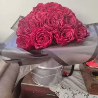 دسته گل زیبای ربانی  قرمز|گل مصنوعی|تهران, نیروی هوایی (پیروزی)|دیوار