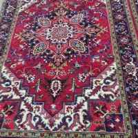 یک جفت فرش هریس تاجری بانخ اعلا