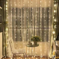 ریسه پرده ای۳ در ۲ شانزده آویز ریموت از راه دور