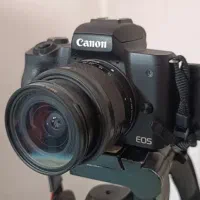 دوربین کنون m50 Mark ii + سه پایه + کیف + لنز کیت|دوربین عکاسی و فیلم‌برداری|اصفهان, ملک‌شهر|دیوار