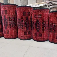 کناره گبه فرش افشان خشتی گلزار