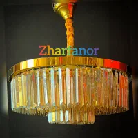 لوستر کریستالی تخت|لوستر و چراغ آویز|اصفهان, کوجان|دیوار