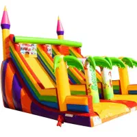 قلعه بادی سرسره بادی طرح نخل