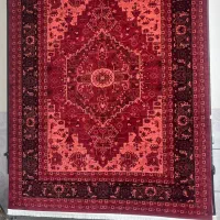 فرش ماشینی اکریلیک لاکی / آنتیک / اقساط|فرش|کاشان, بازار کاشان|دیوار