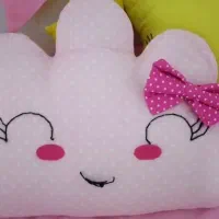 روتختی  و کوسن و بالشت تم ابر و ستاره سالم و تمیز|سرویس روتختی|باغستان, |دیوار