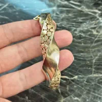 دستبند طلا روس طرح جدید بدل