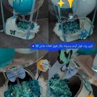 کریر نوزاد گل روبانی/باکس گل نوزادی/گهواره کودک|گل مصنوعی|شیراز, عادل آباد|دیوار