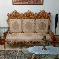 مبل استیل مدل هخامنش ۹نفره و میز ناهار خوری ۸نفره|مبلمان خانگی و میز عسلی|شیراز, باغ تخت|دیوار