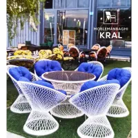 میزوصندلی باغی/صندلی کلاسیک ویلایی/ صندلی سنجاقی