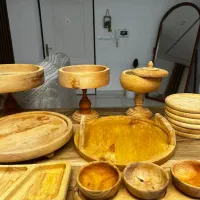 سرویس پذیرایی چوب راش|ظروف سرو و پذیرایی|رشت, دیانتی|دیوار