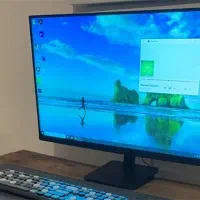 مانیتور LG 27MP400 خیلی کم‌کار و در حد نو|قطعات و لوازم جانبی رایانه|تهران, باغ فیض|دیوار