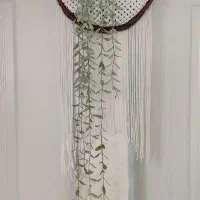 آویز گل مکرومه
