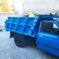 حمل خاک نخاله شن سیمان ماسه مصالح نیسان کمپرسی