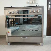 اجاق گاز 5 شعله  دیجیتال آتشگر طرح فر