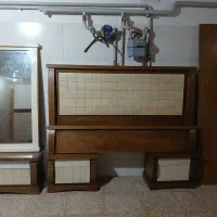 سرویس خواب دو نفره|تخت و سرویس خواب|مشکین‌دشت, |دیوار