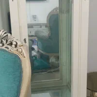 بوفه تمام چوب رنگ کرم