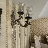 لوستر برنجی|لوستر و چراغ آویز|اصفهان, برازنده|دیوار