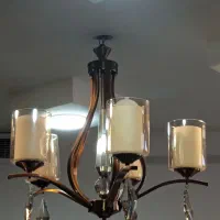 لوستر پنج شعله کاملاسالم