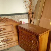 فروش تخت خواب دونفره و سینک ظرفشویی|تخت و سرویس خواب|سنقر, |دیوار