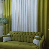 فروش پرده آماده پانچی در رنگ های متنوع