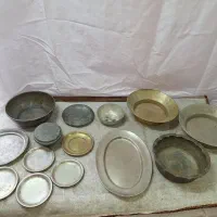 همشون یکجا مس برنجی ورشو قدیمی عتیقه