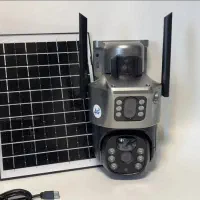 دوربین مداربسته بیسیم چرخشی خورشیدی بدون نیاز برق