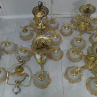 فروش تعدادی لوستر کاملاً سالم و در حد نو|لوستر و چراغ آویز|شیراز, کوزه گری (مقر)|دیوار