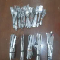 فروش چنگال و کاردهای بسیار محکم و قدیمی   کیلویی