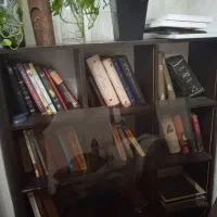 کتابخونه|کتابخانه، شلف، قفسه‌های دیواری|گرگان, |دیوار