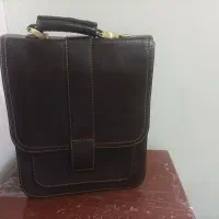 کیف دوشی چرم طبیعی شهر چرم مدل 3-111340