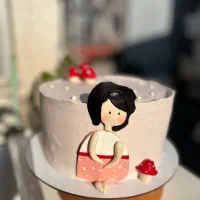 کیک تولد خونگی تازه و با کیفیت