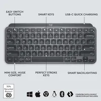 کیبورد بی سیم لاجیتک Logitech MX Keys Mini|قطعات و لوازم جانبی رایانه|اهواز, گلستان|دیوار